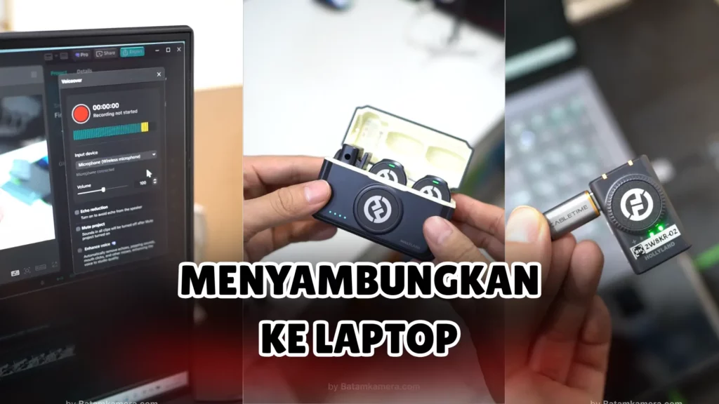 Cara Menyambungkan Hollyland Lark M2 ke Laptop